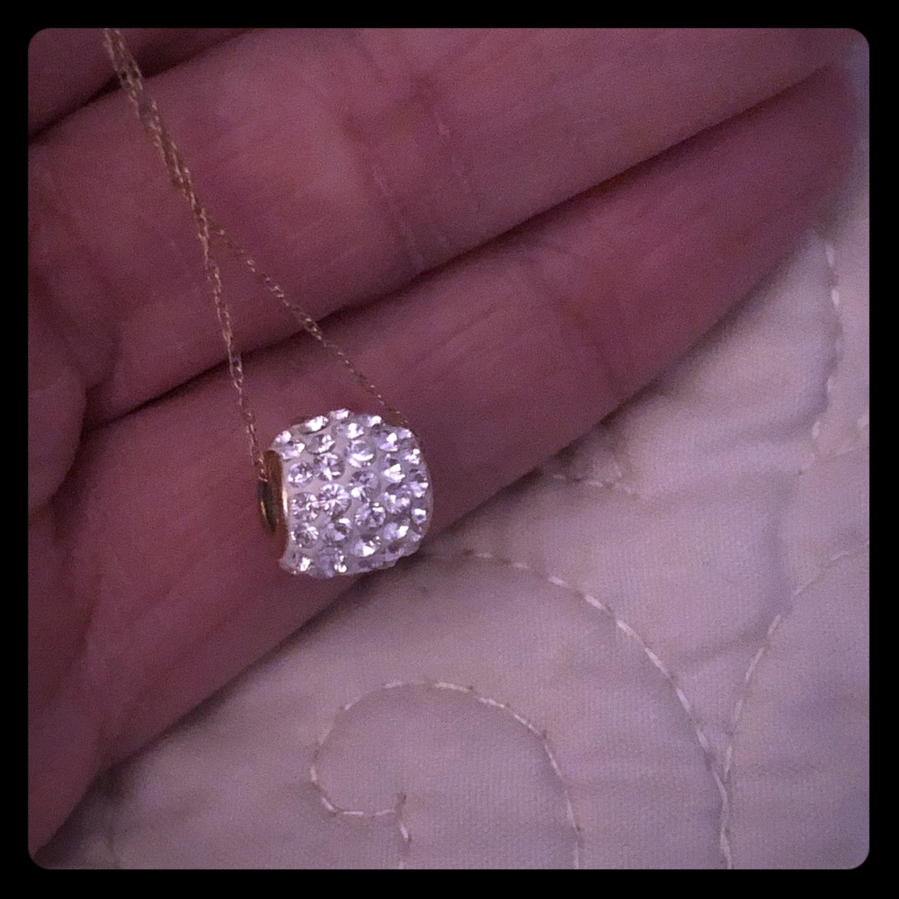 Gold chain petite necklace